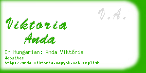viktoria anda business card