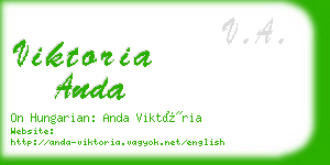 viktoria anda business card